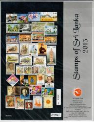2013 Sri Lanka Resmi Pul Yıllığı Stamps of Sri Lanka No 0342