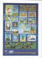 2017 Yeni Kaledonya Resmi Pul Yıllığı Série Annuelle des Timbres-Poste