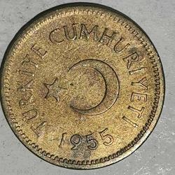 TÜRKİYE  1955    5   KURUŞ