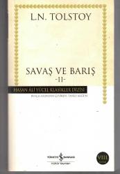 SAVAŞ ve BARIŞ - HASAN ALİ YÜCEL KLASİKLER DİZİSİ İKİ CİLT TAKIM