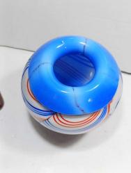 VZ5---MURANO ÇOK RENKLİ CAM VAZO