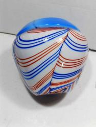 VZ5---MURANO ÇOK RENKLİ CAM VAZO