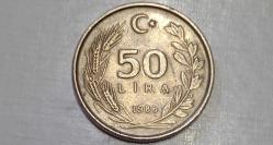 TÜRKİYE CUMHURİYETİ 50 LİRA 1986  (ÇÇT)