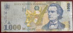 ROMANYA 1000 LEi 1998.TEMİZ KAĞIT   PARA