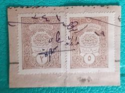 LOT.18 » 1924 Türkiye Cumhuriyeti harc pulu 2 ve 5 kuruş_  fragman