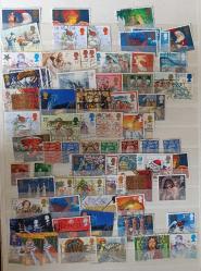 LOT.8 » İngiltere damgalı pullar lotu