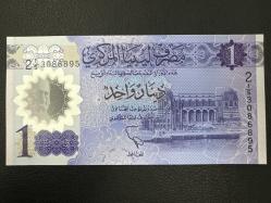 Libya 1 Dinar 2019. Polimer. Çil.