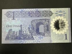Libya 1 Dinar 2019. Polimer. Çil.