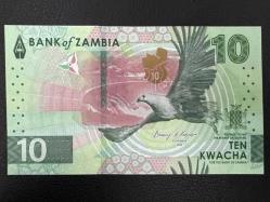 Zambiya 10 Kwacha 2024. Çil.