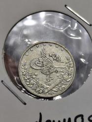 Sultan Abdülhamit 1293/29 Mısır Baskı Gümüş 1 Kuruş