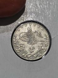 Sultan Reşat 1327/2 Mısır Baskı Gümüş 2 Kuruş