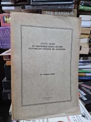 Evliya Çelebi Seyahatnâmesi Birinci Cildinin Kaynakları Üzerinde Bir Araştırma