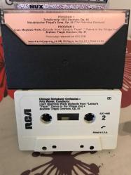 Reiner/Chicago Symphony, Tchaikovsky: 1812 Overture / Mendelsshon FINGAL'S CAVE / Listz MEPHISTO WALTZ / Brahms TRAGIC OVERTURE   Vintage Music Cassette Tape