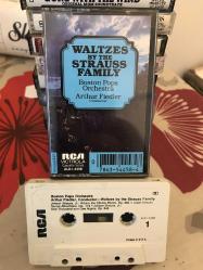 Waltzes by the Straus Family Cassette Boston Pops Arthur Fielder