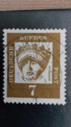 LOT.14 » 1960 YILI  ALMANYA Aziz Elisabeth von Thüringen DAMGALI  ŞARNİYERSİZ