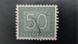 LOT.13 » 1946 YILI LÜKSEMBURG TAKSE  DAMGALI  ŞARNİYERSİZ