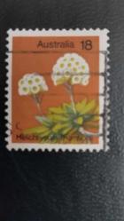 1975 YILI AVUSTURALYA ENDEMİK BİTKİLER   DAMGALI  ŞARNİYERSİZ