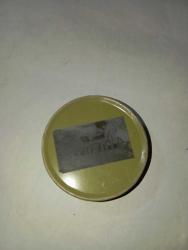 Geha Türkiye Cumhuriyeti Hükümeti damgalı antika bir daktilo şeridi teneke kutusu Yipranmalar var resimlerdeki haliyle koleksiyon Dekorluk