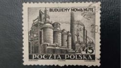 LOT.5 » 1951 YILI POLONYA Kraków'daki Nowa Huta çelik fabrikası DAMGALI ŞARNİYERSİZ