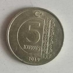 Efemera - TÜRKİYE   2019    5   KURUŞ - kitantik - kitaLog