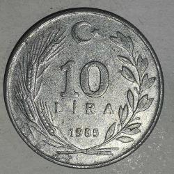 TÜRKİYE   1985   10   LİRA