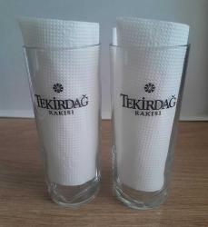 TEKİRDAĞ RAKI BARDAĞI 2 ADET