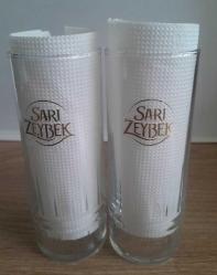 SARI ZEYBEK RAKI BARDAĞI 2 ADET