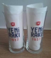 YENİ RAKI HASAN ANTALYA RESTAURANT RAKI BARDAĞI 2 ADET