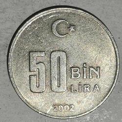 TÜRKİYE    2002    50 BİN LİRA