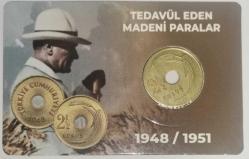 TÜRKİYE  1950  2,5  KURUŞ  ÖZEL KAPAMASINDA