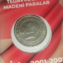 TÜRKİYE   2002     50  BİN  LİRA     ÖZEL KAPAMASINDA