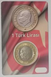 LOT.13 » TÜRKİYE  2022   1   LİRA    ÖZEL KAPAMASINDA