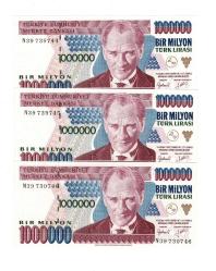 7.Emisyon 2.Tertip 1000000 Türk Lirası *Seri Takipli N39* - ÇİL TCK10166