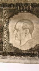 5.EMİSYON 5.TERTİP 100 TÜRK LİRASI SERİ NO C62 047643 TEMİZ MERTEBESİNDE 334