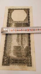 5.EMİSYON 5.TERTİP 100 TÜRK LİRASI SERİ NO C62 047643 TEMİZ MERTEBESİNDE 334