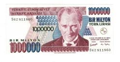 7.Emisyon 2.Tertip 1000000 Türk Lirası Seri S62 - ÇİL TCK10169
