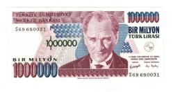7.Emisyon 2.Tertip 1000000 Türk Lirası Seri S69 - ÇİL TCK10170