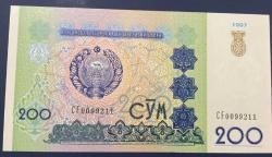 ÖZBEKİSTAN 200 SOM 1997 ÇİL RESİMDEKİ ÜRÜN