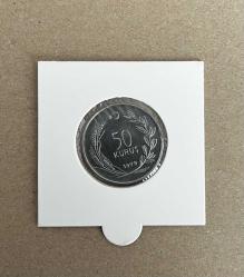 1979 Yılı 50 Kuruş FAO Saban Kılıçtan Üstündür Özel Kapamasında