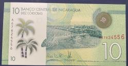 NİKARAGUA 10 CORDOBA POLİMER ÇİL 2019 RESİMDEKİ ÜRÜN