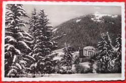 Kartpostal: İsviçre Gstaad Royal Hotel Winter Palace (10 Mart 1939 Tarihli, Damgalı ve Arkası Türkçe Yazılı)