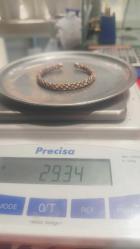 Nepal El İşçiliği Tridhatu (3 Metal) Örme Şifa Bilekliği