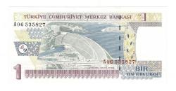 8.Emisyon 1.Tertip 1 Yeni Türk Lirası (1 YTL) Seri A06 - ÇİL TCK10188
