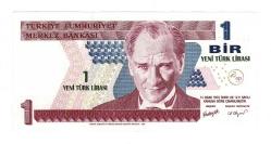 8.Emisyon 1.Tertip 1 Yeni Türk Lirası (1 YTL) Seri A06 - ÇİL TCK10188