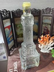 izmir saat kulesi cam kolonya şişesi & 22 cm