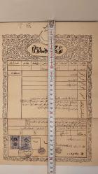 SENED-İ HAKANİ, OSMANLI DÖNEMİ KENDİ KABINDA ÇOK İYİ KONDİSYONDA TAPU SENEDİ 244