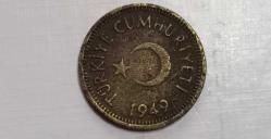TÜRKİYE CUMHURİYETİ 25 KURUŞ 1949