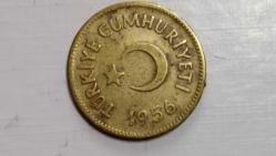 TÜRKİYE CUMHURİYETİ 25 KURUŞ 1956