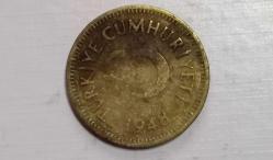 TÜRKİYE CUMHURİYETİ 25 KURUŞ 1948
