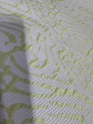 Desenli Ve Düz Yeşil Kumaş Seti